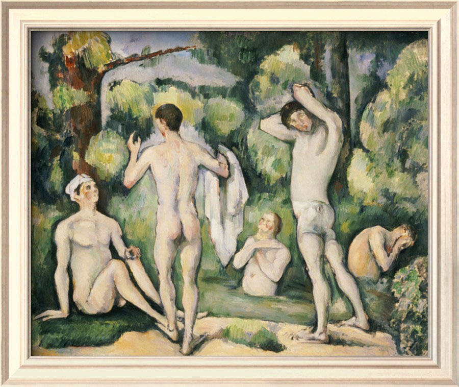 The Five Bathers, C.1880-82 By Paul Cezanne